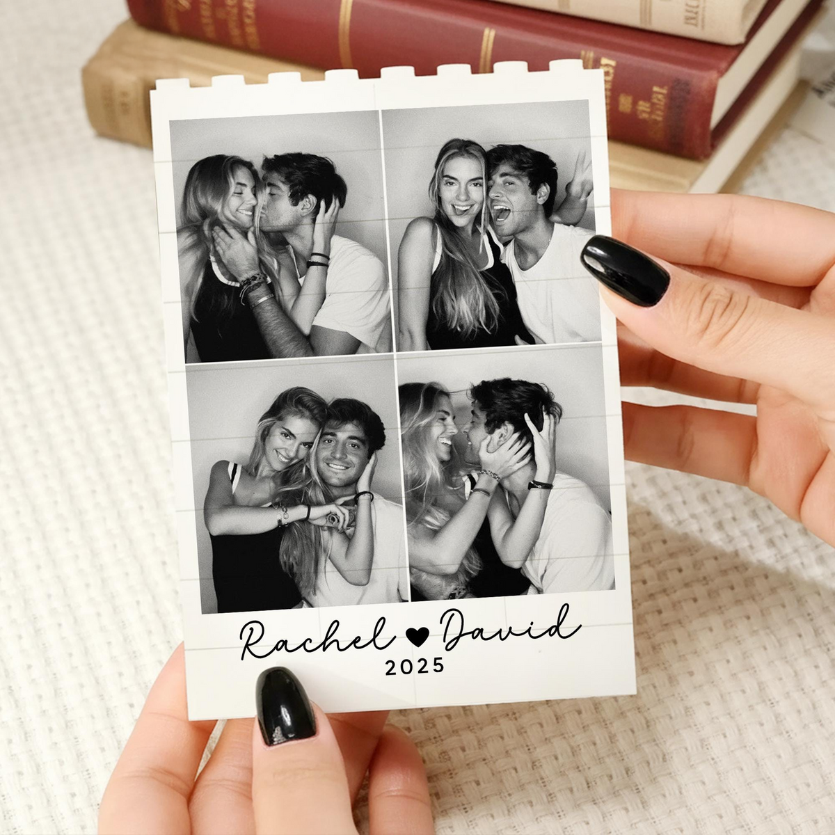 Personalized Couple Photo Forever & Always Building Block - Valentine's Day Gift HO82 901364