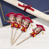 Custom Funny Face Class of 2026 Graduation Decoration Cupcake Toppers HA75 891992