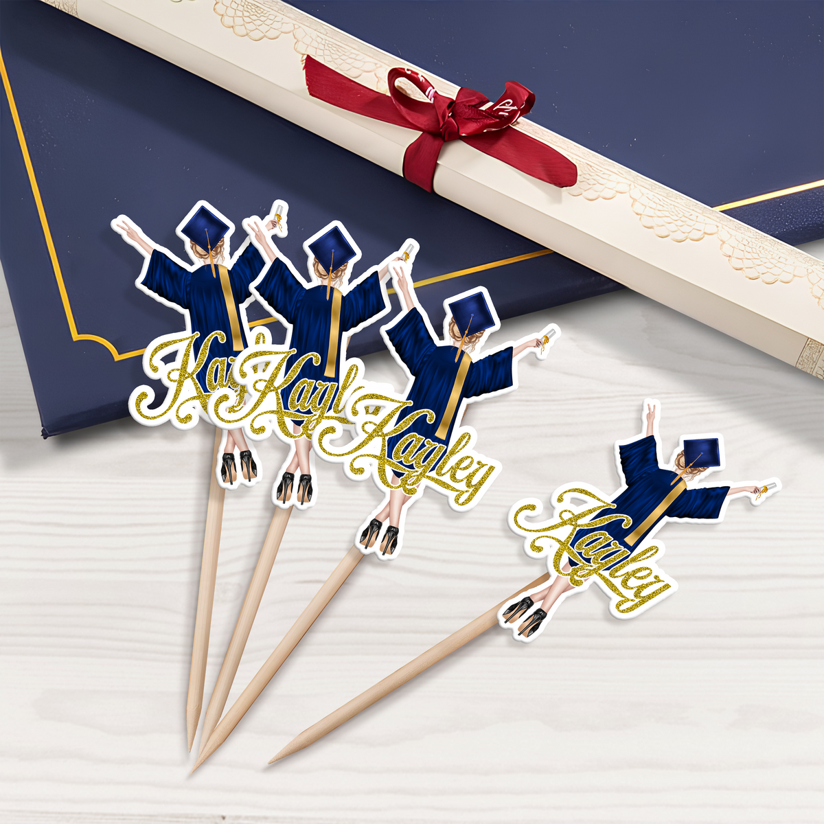 Personalized Graduation Class Of 2026 Cupcake Topper HO82 901396