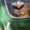 Patriotic 250th Anniversary God Bless America Eagle 1776–2026 Car Window Decal Sticker HO82 900872