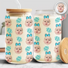 Custom Photo Favorite Peep Glass Can With Lid For Easter Day HA75 898532