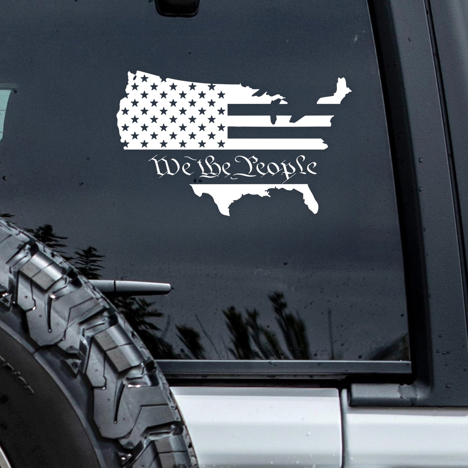We The People Car Window Decal Sticker LM32 895829