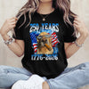 Custom Dog Cat Photo American Eagle Flag 250th America Anniversary Dark Shirt LM32 899083