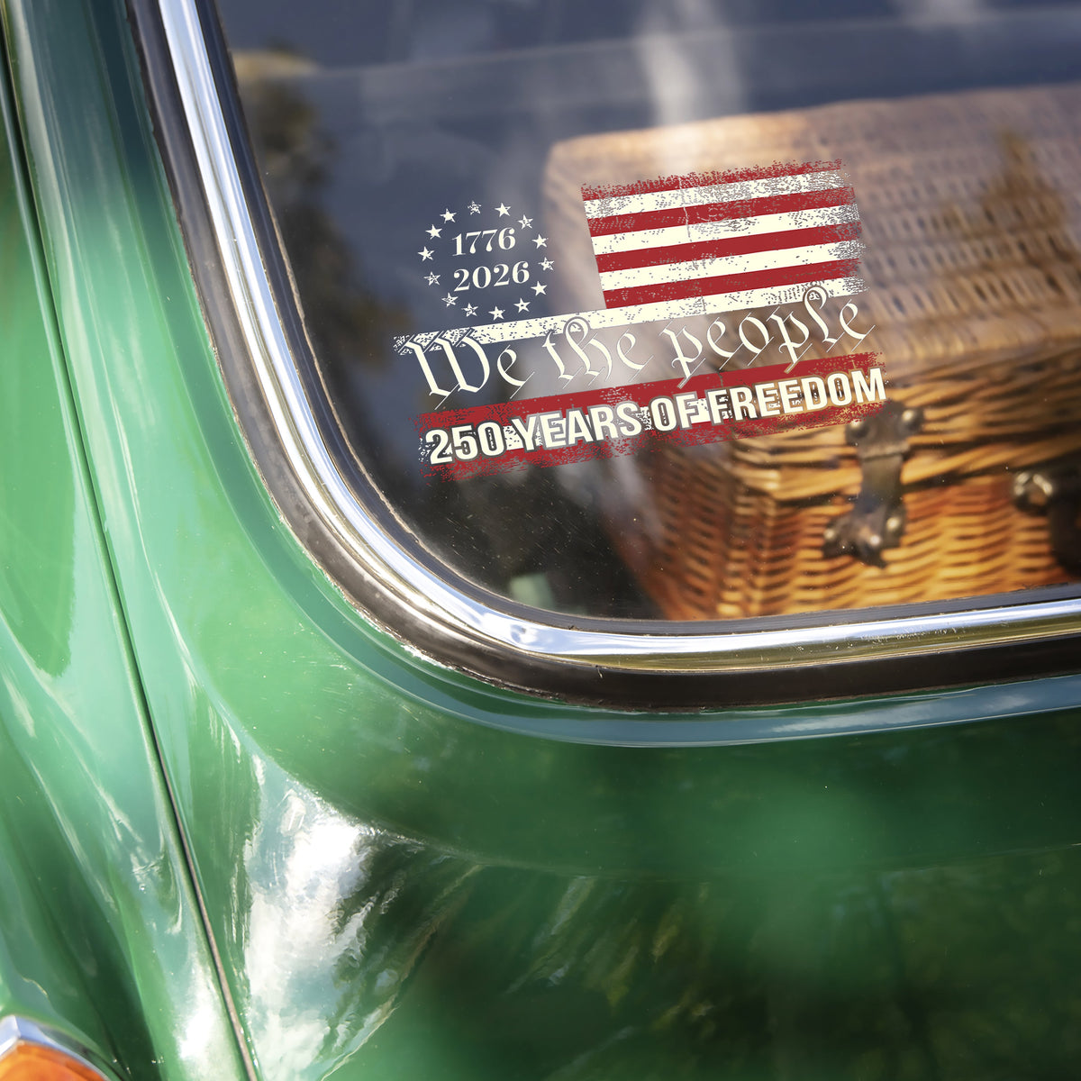 We The People 250 Years Of Freedom Car Window Decal Sticker TH10 898367