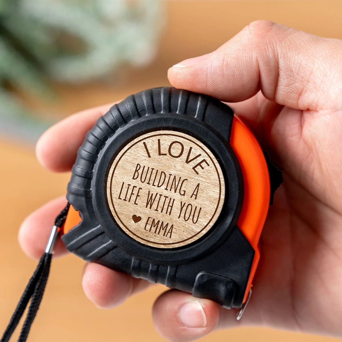 I Love Building A Life With You - Personalized Tape Measure Gift For Couple HO82 901038