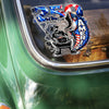 250 Years of Freedom America Fishing - Patriotic Bass Fisherman Car Window Decal Sticker LM32 899165