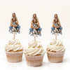 Custom Photo Family With Dog Cat Cupcake Toppers HO82 893640