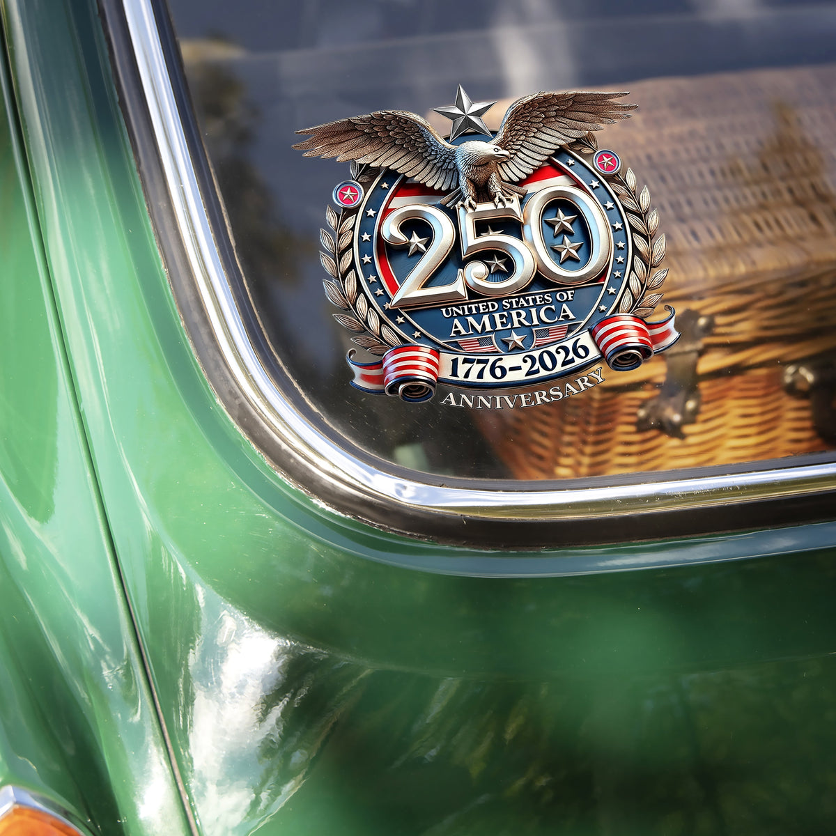 USA Eagles 250th Anniversary Semiquincentennial 1776-2026 Car Window Decal Sticker LM32 897759
