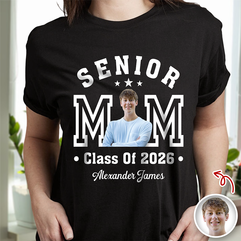 Custom Senior Mom Dad Class of 2026 Graduation Dark Shirt HO82 901564