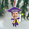 Custom Funny Face Graduation Acrylic Ornament HA75 892710