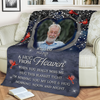 Personalized A Hug From Heaven Custom Photo Memorial  Blanket CH07 896454