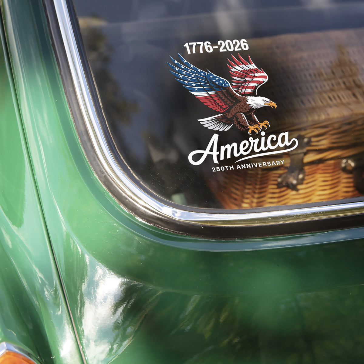 1776 - 2026 America 250th Anniversary Car Window Decal Sticker TH10 898421