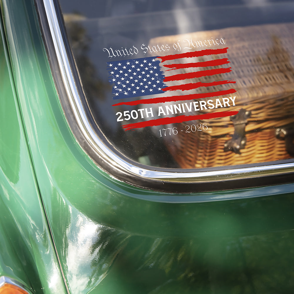 USA 250th Anniversary Car Window Decal Sticker TH10 898345