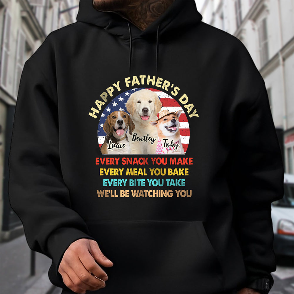 Custom Dog Photo Every Snack You Make Dark Shirt For Dog Dad CH07 895884