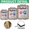 Best Dog Dad Ever Hands Down 2-Layered Wooden Plaque With Stand For Dog Lover TH10 894003