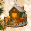 Custom Name Duck Hunting Dog Farm Wood Ornament – Christmas Gifts LM32 893889