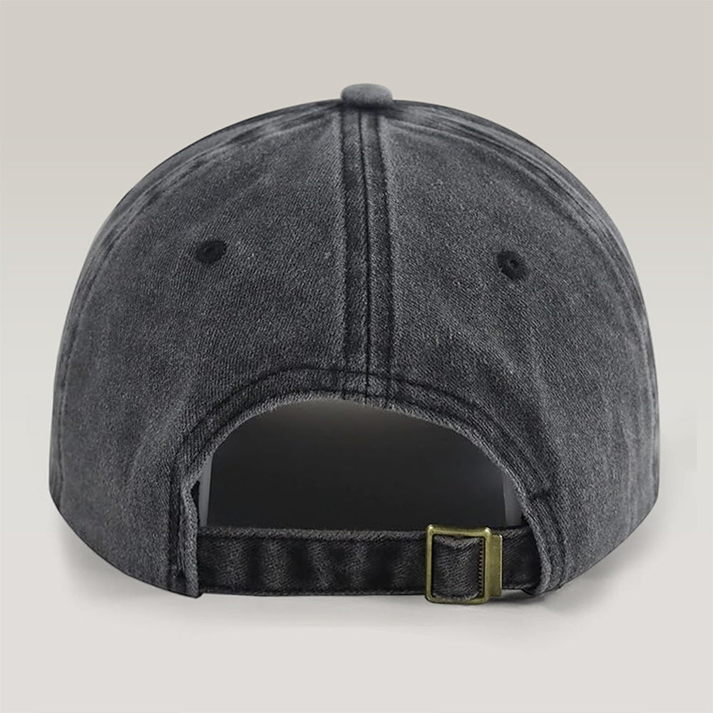 Charlie Kirk Is My Hero Washed Denim Baseball Cap TH10 64473