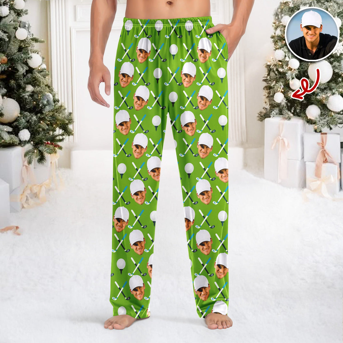 Custom Face Personalized Golf Sweatpants Gift For Golfer, Golf Lovers HA75 898560