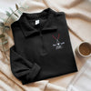 Personalized Golf Club Name Embroidered Golf Quarter Zip Sweater, Unique Golf Enthusiast Gift, Golfers and Coaches Gift HO82 900732