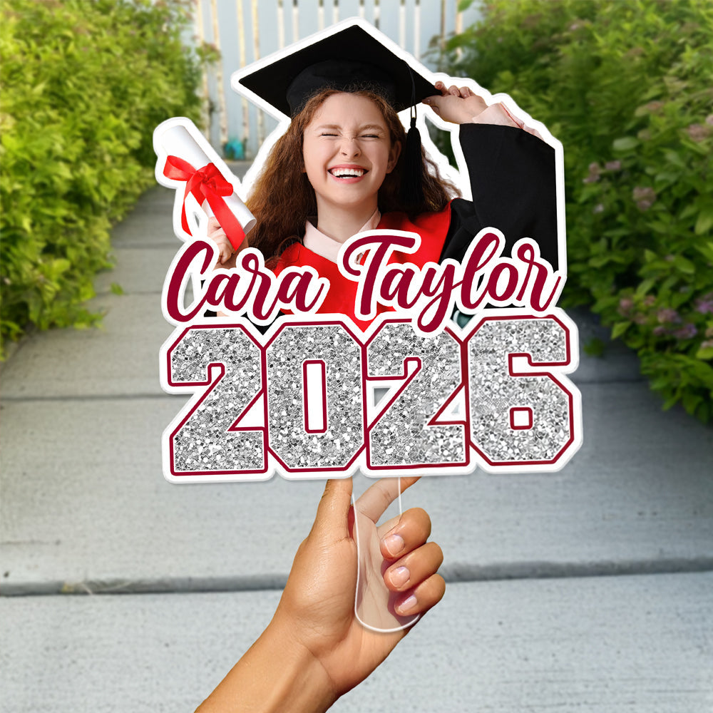 Custom Photo Class of 2026 Graduation Face Fans Graduation Party Decor Gift HA75 892080