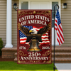 Personalized 250th Anniversary 1776–2026 Eagle & Liberty Bell Garden Flag LM32 669267