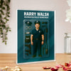 Custom Police Figure Acrylic Block Plaque, Unique Keepsake, Father's Day Gift HA75 892338
