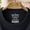 To My Daughter Whisper Back I Am The Storm - Personalized Back Neck Shirt HA75 920786