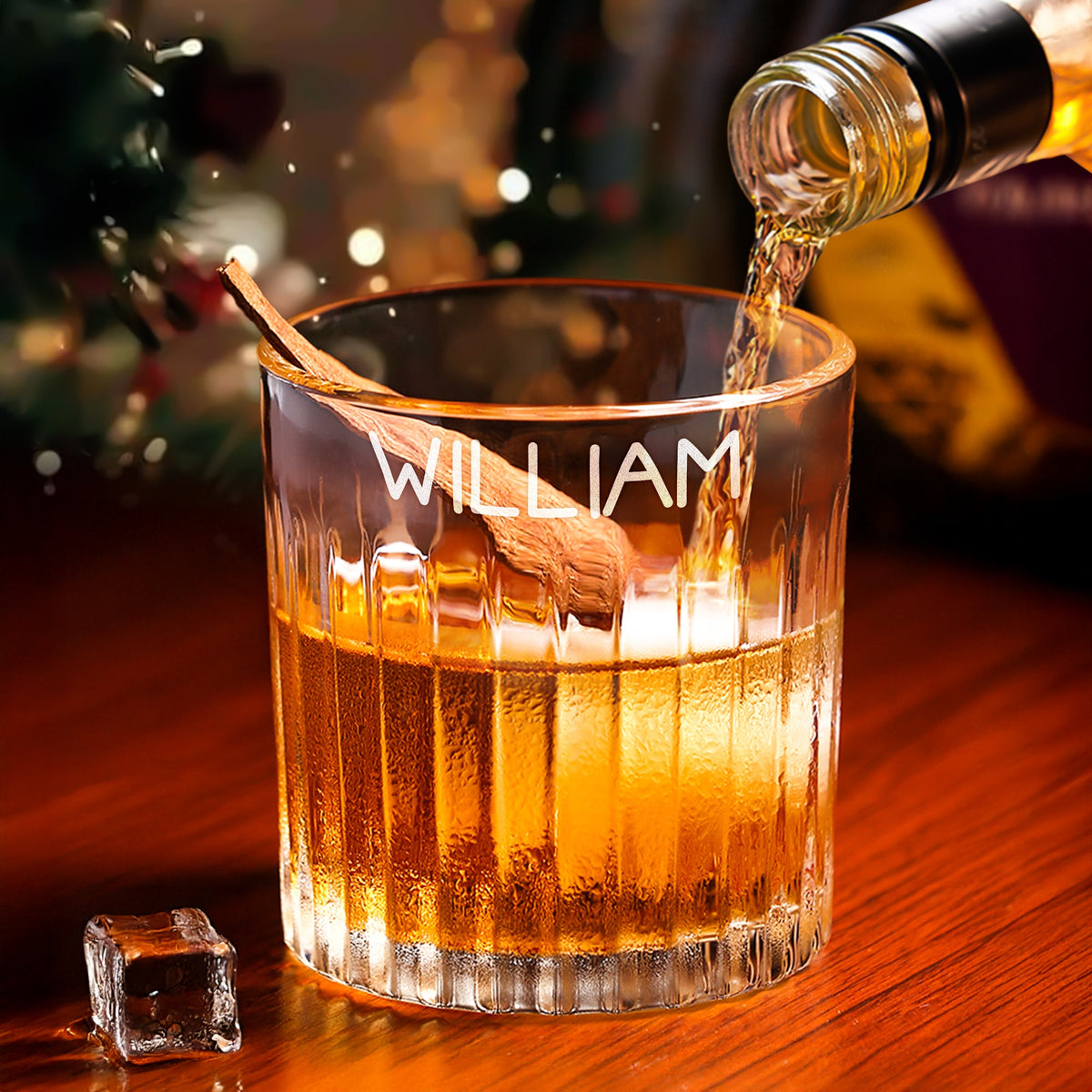 Custom Name I Love You For Your Personality Personalized Lines Whiskey Glass HA75 898722
