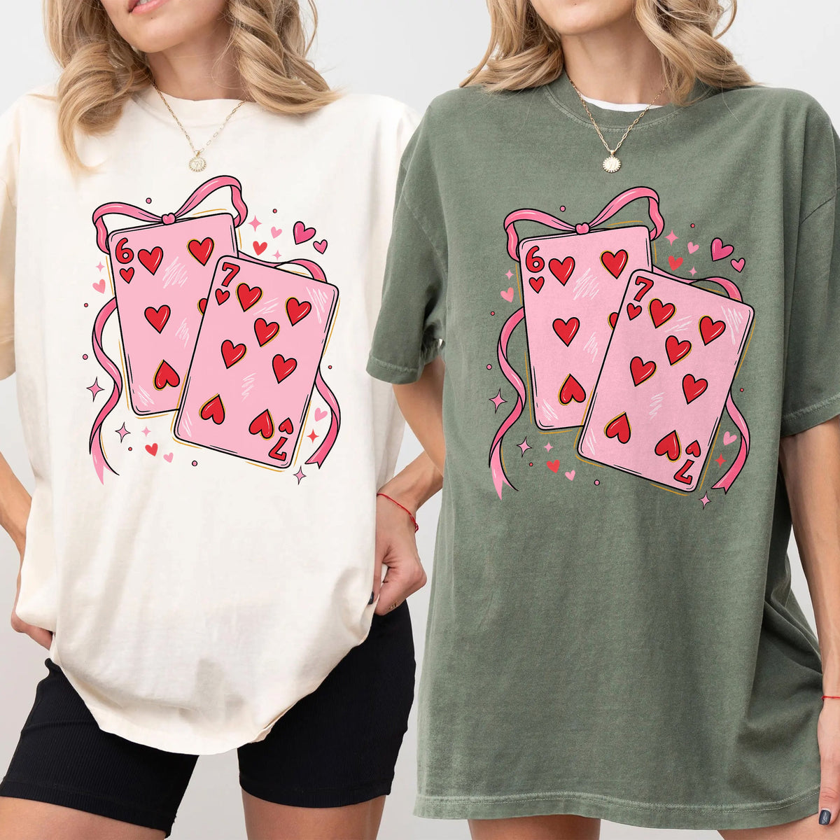 Coquette Funny Playing Cards Valentine 6 7  Six Seven Comfort Shirt LM32 897561