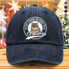 Custom Photo Human Belongs To Dog Cat  Pet Washed Denim Baseball Cap HA75 892934