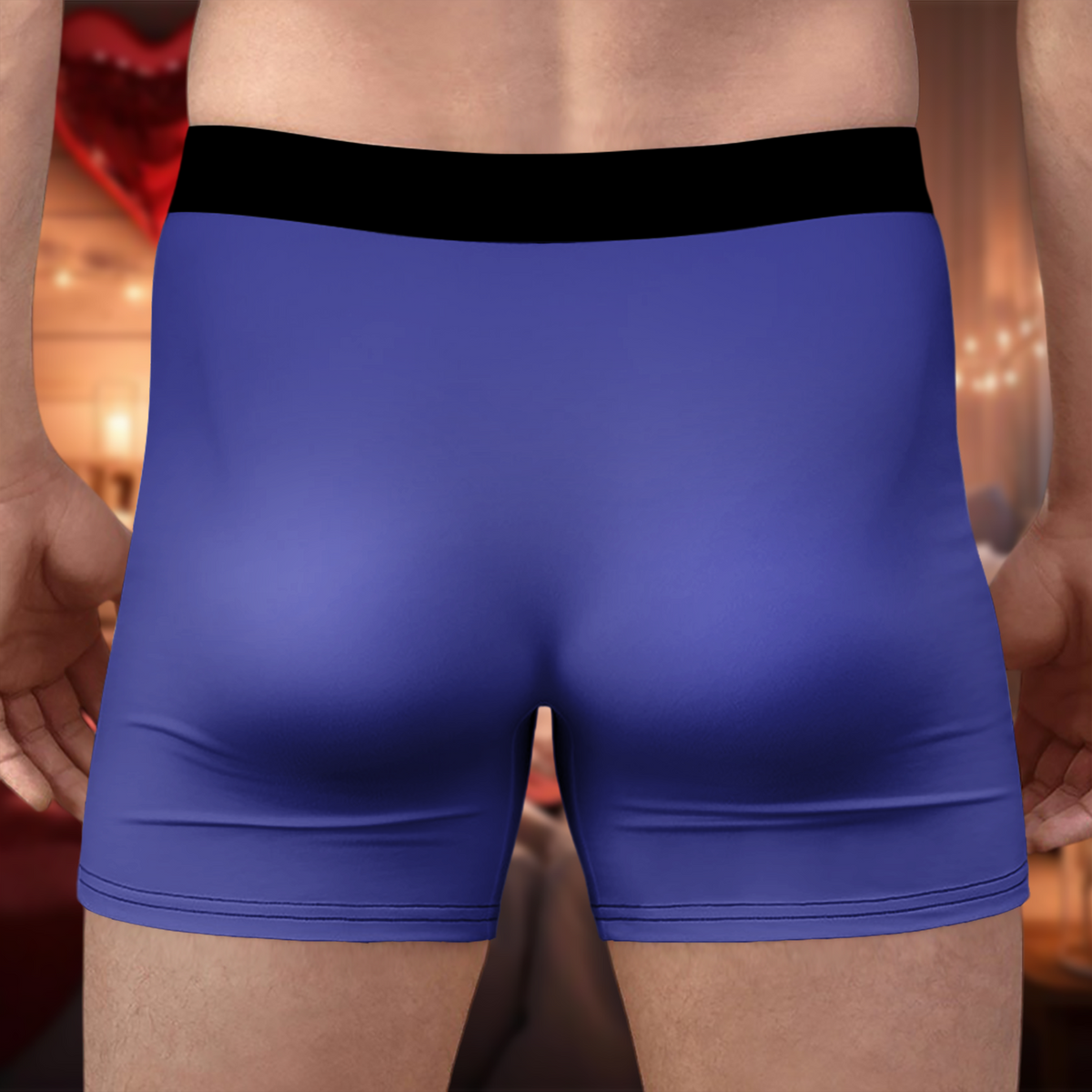 Custom Funny Photo Only My Wife Can Jingle My Ball Man's Boxer CH07 899296