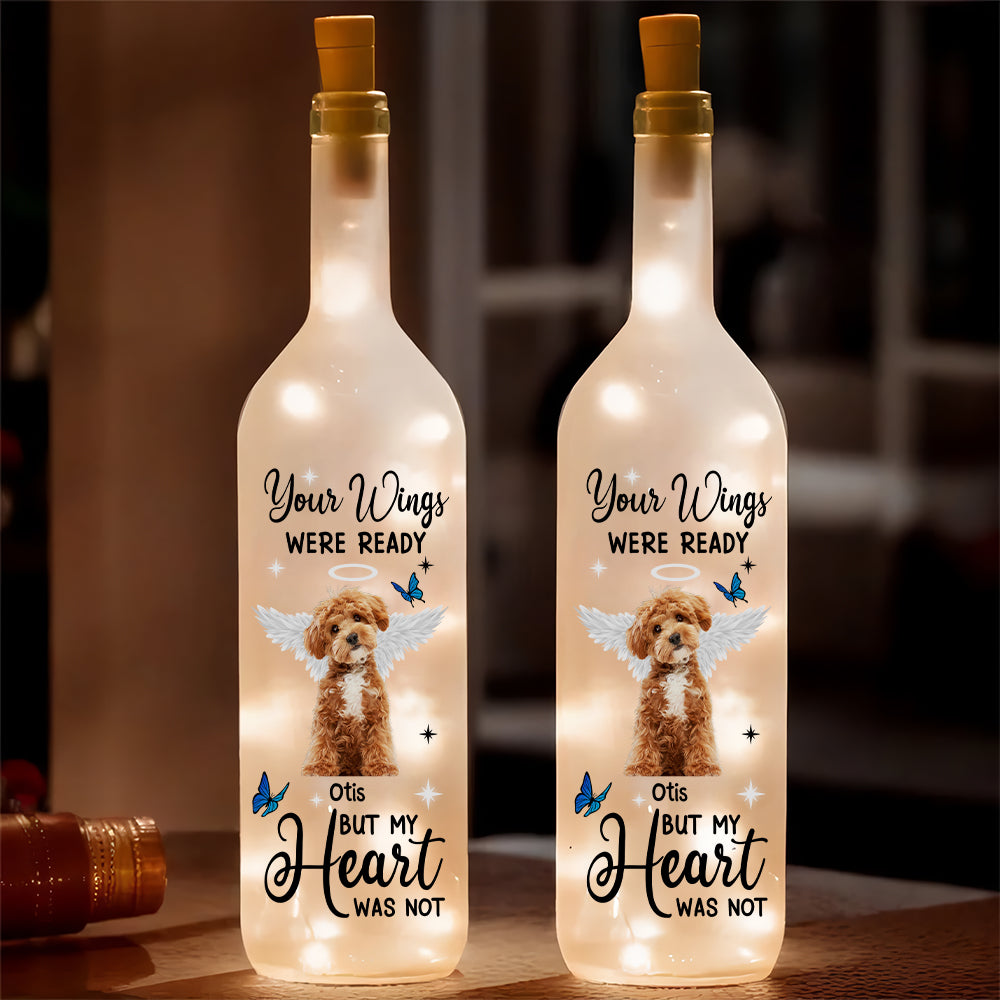 Custom Photo You Were My Favorite Hello and My Hardest Goodbye Bottle Lamp CH07 895720
