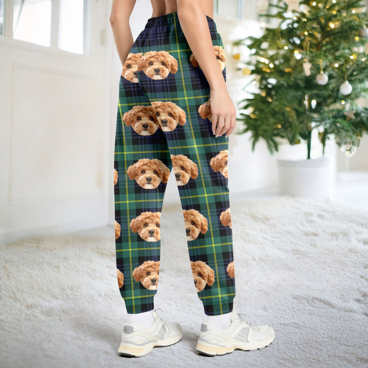 Custom Dog Cat Face Colorful Sweatpants For Dog Cat Lovers LM32 897417