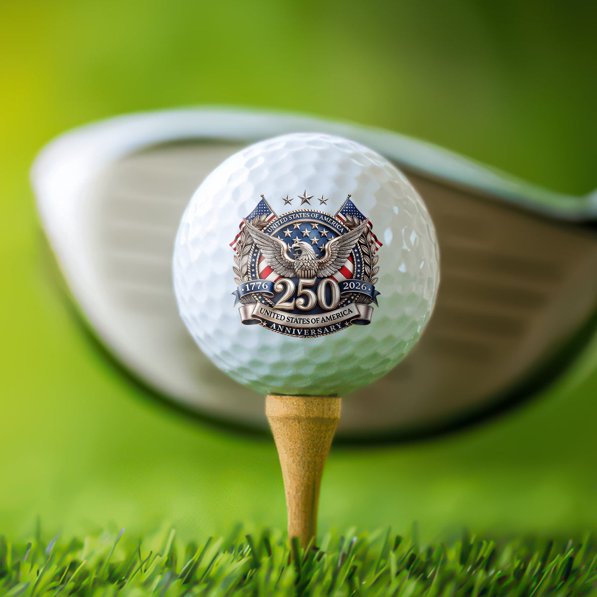 United States Of America 1776-2026 Anniversary - America 250 Golf Ball TH10 169255