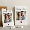 Custom Photo Daddy & Me Vertical Rectangle Brick Blocks Father's Day Gift HA75 892384