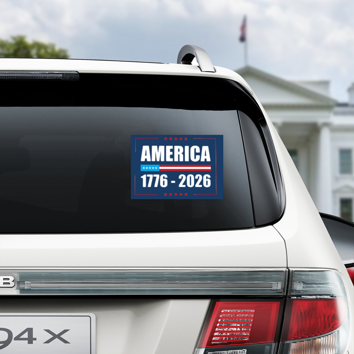 America 1776-2026 Car Window Decal Sticker TH10 896755