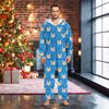 Custom Photo Dog Cat With Paw Onesie Pajamas HO82 894322