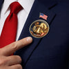 Custom Name USA Semiquincentennial 1776-2026 Liberty Bell & Eagle Badge Acrylic Pin HO82 901824