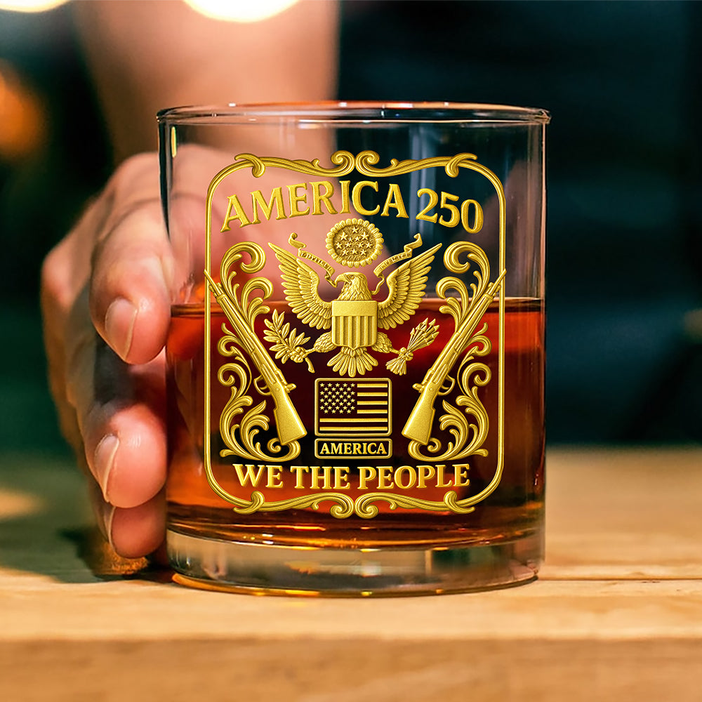 1776 - 2026 America 250th Anniversary Whisky Glass CH07 899084