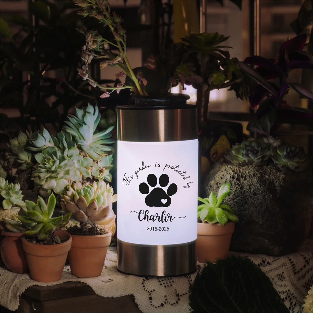 Custom Name This Garden Is Protected By My Dog Solar Garden Light TH10 898033