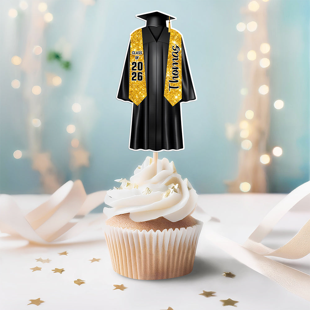 Personalized Graduation Class of 2026  Decoration Cupcake Toppers HO82 901336