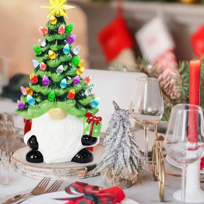 Holiday Lighted Christmas Gnome Tree Best Gift For Family HO82 894892