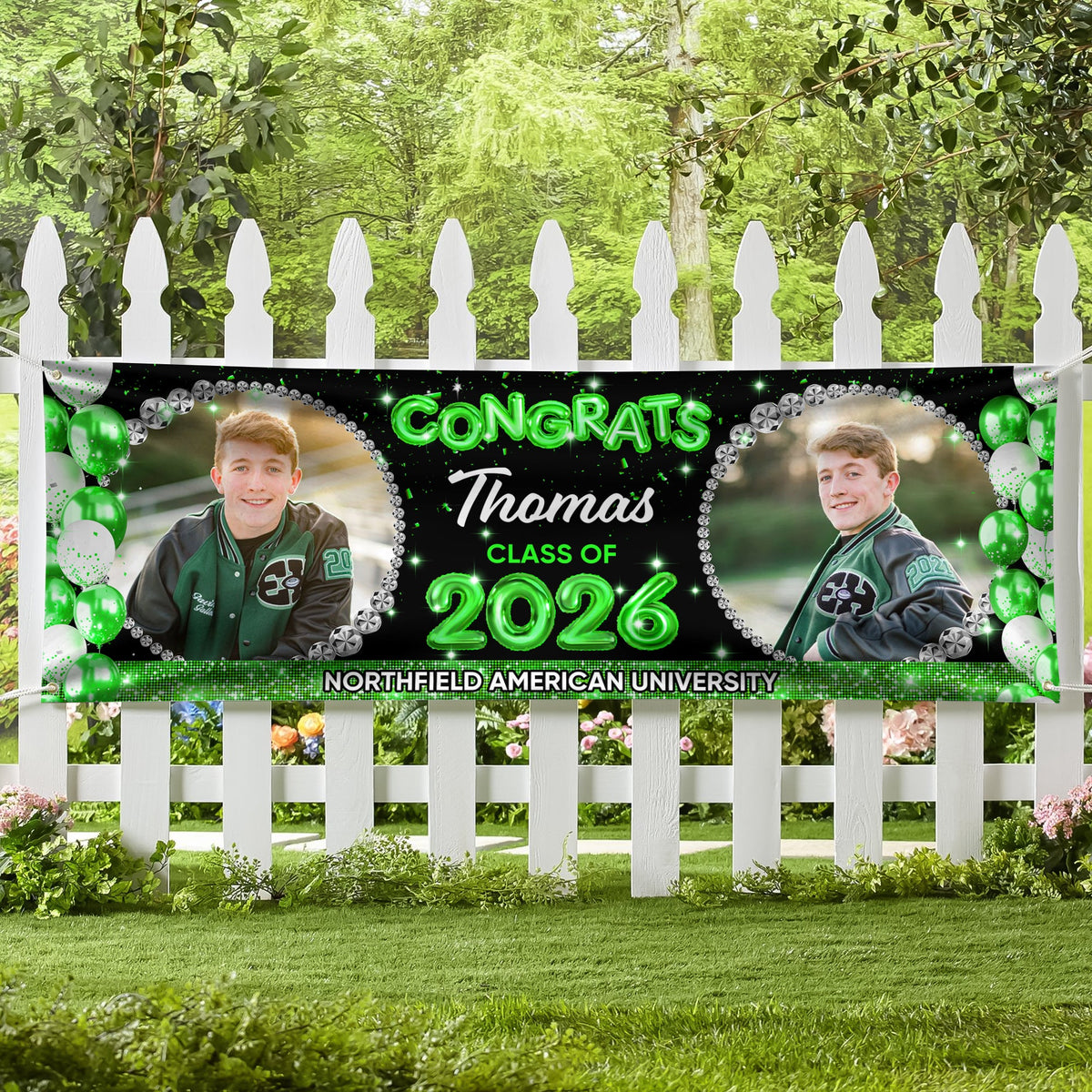 Graduation Class Of 2026 Personalized Photo Banner CH07 910678