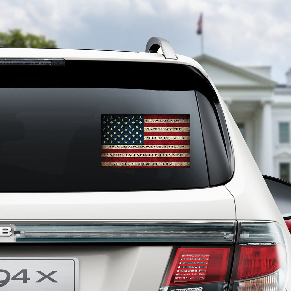 Patriotic American USA Flag Sticker HO82 900452