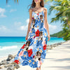 Custom Photo Dog Women's V-Neck Cami Maxi Dress HO82 893616