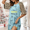 Personalized Funny Kids This Grandma Mom Belongs To Women's Sleep Tee, Raglan Nightgown LM32 897481