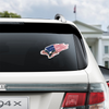 American Eagle Waving USA Flag Car Window Decal Sticker HA75 898390
