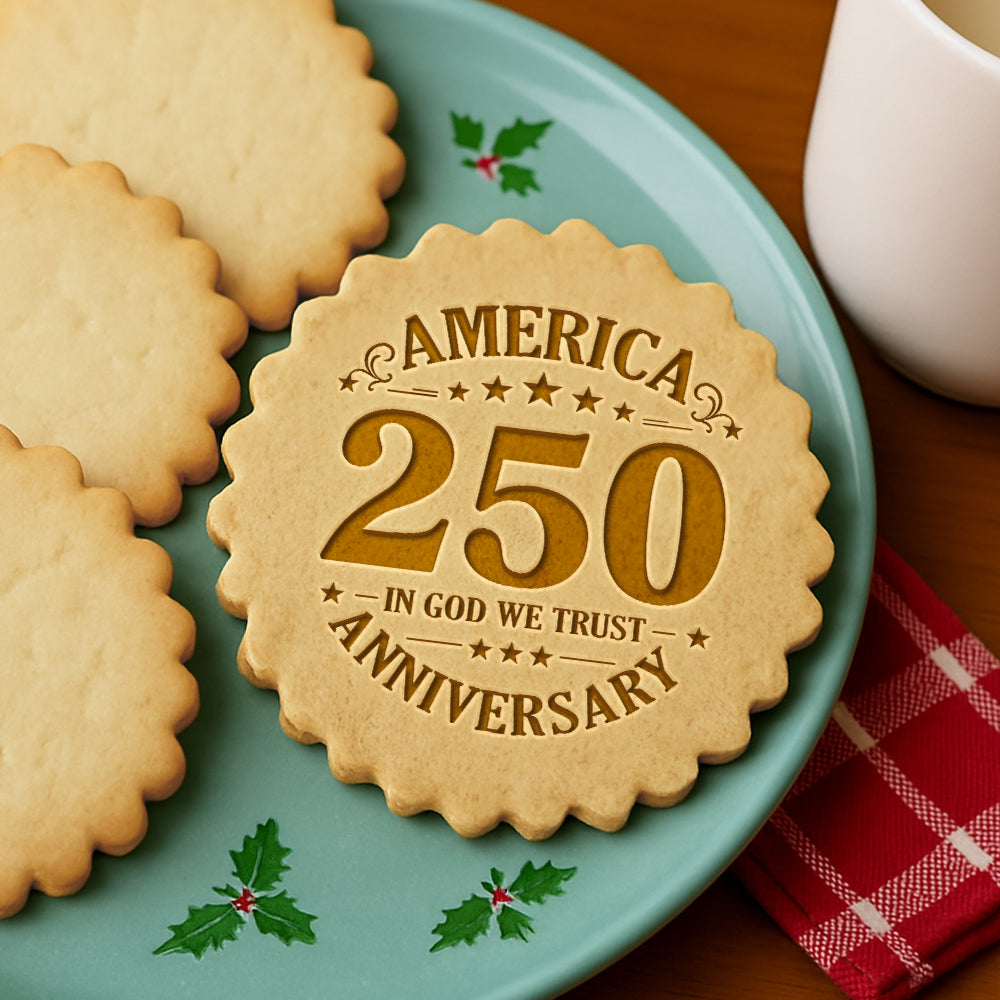 America 250 Years Anniversary - In God We Trust Cookie Stamp HA75 920416