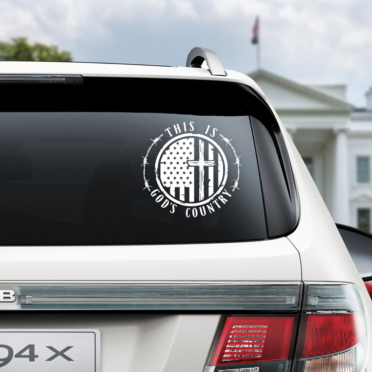 This Is God's Country - America 250 Years Car Window Decal Sticker LM32 895831