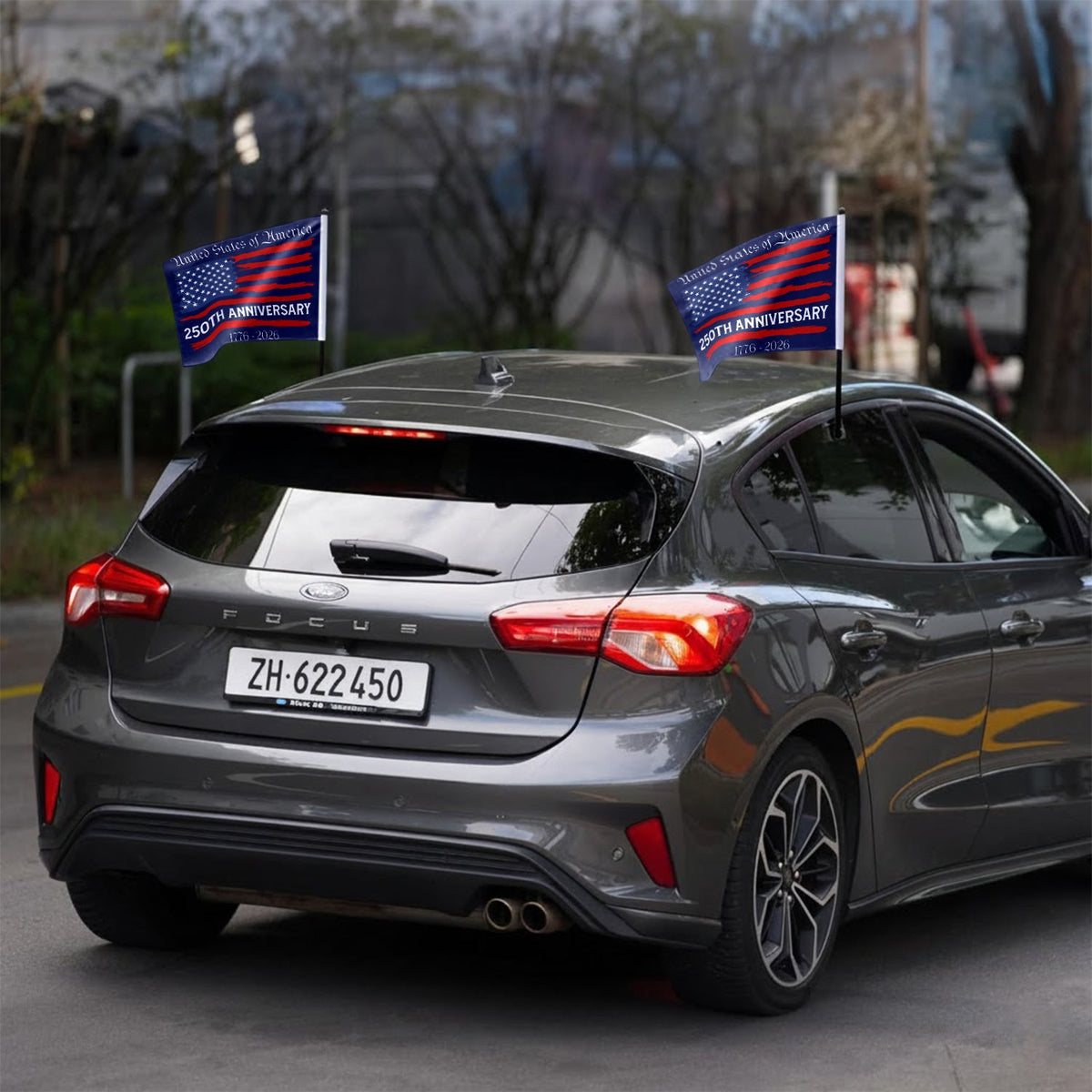 USA 250th Anniversary Us Flag Car Flag HA75 898848